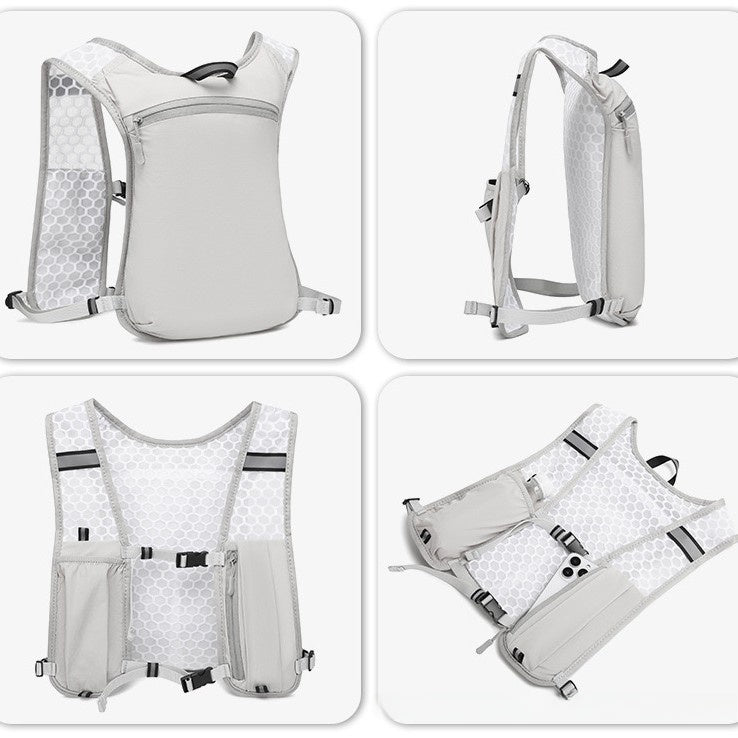 Lightweight Sports Vest Bag with Water Bottle Holder