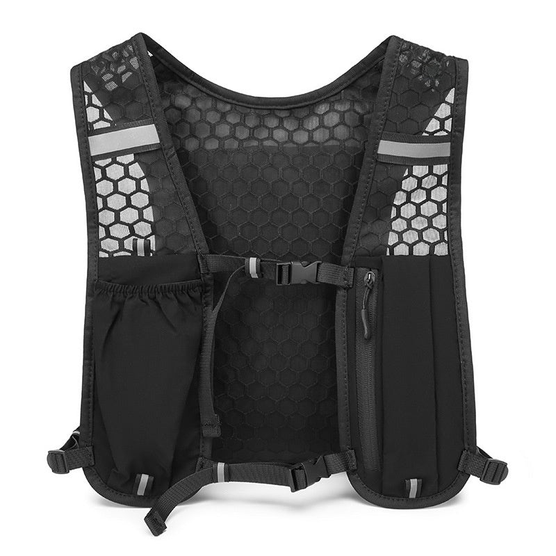 Lightweight Sports Vest Bag with Water Bottle Holder