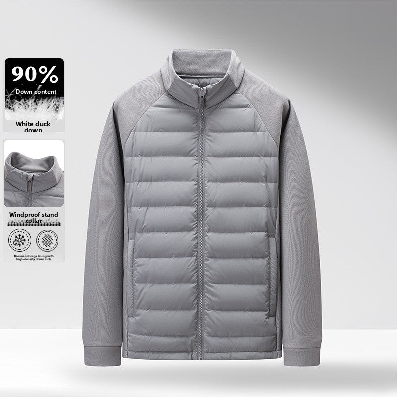 Lightweight Stand Collar Down Jacket
