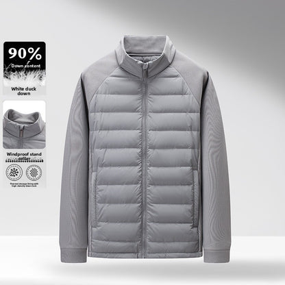 Lightweight Stand Collar Down Jacket