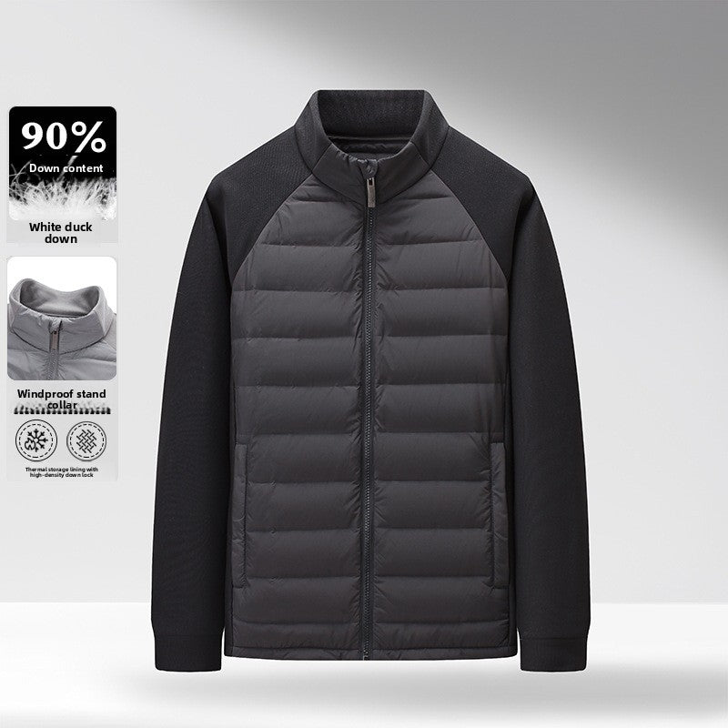 Lightweight Stand Collar Down Jacket