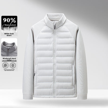 Lightweight Stand Collar Down Jacket