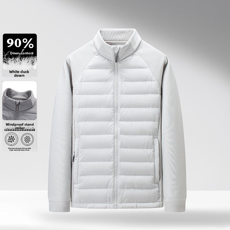 Lightweight Stand Collar Down Jacket