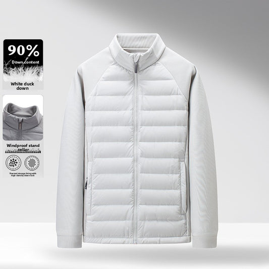 Lightweight Stand Collar Down Jacket