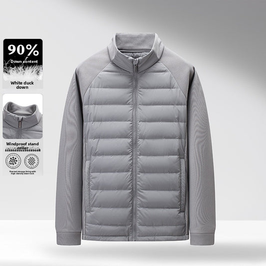 Lightweight Stand Collar Down Jacket