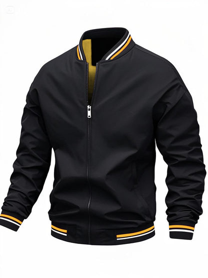 Lightweight Striped Windproof Jacket