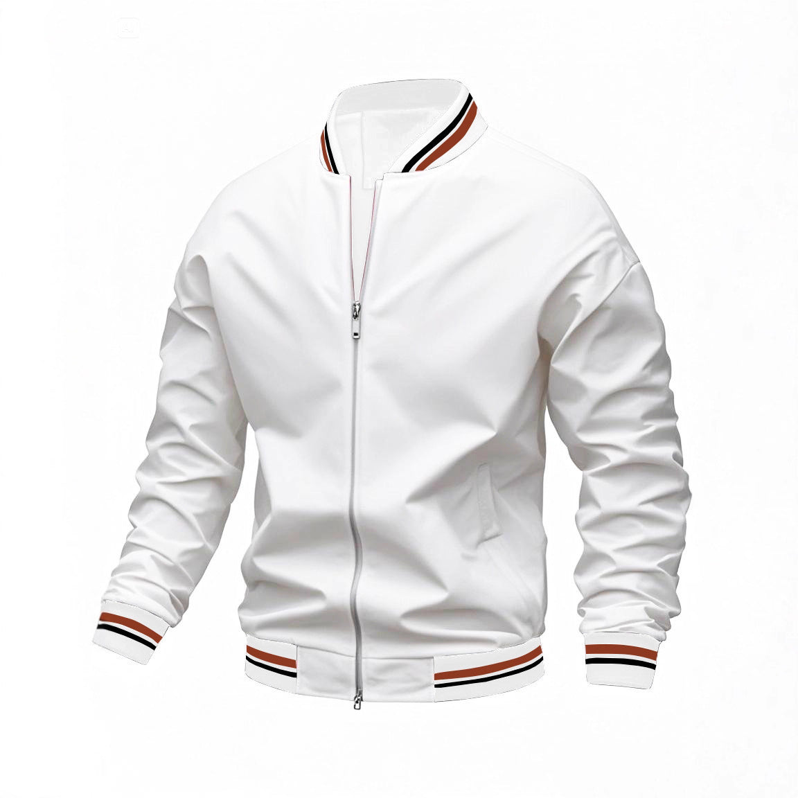 Lightweight Striped Windproof Jacket
