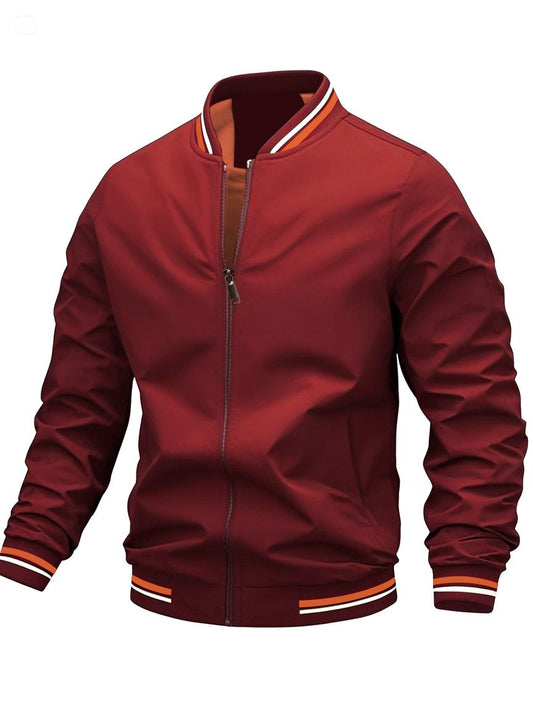 Lightweight Striped Windproof Jacket