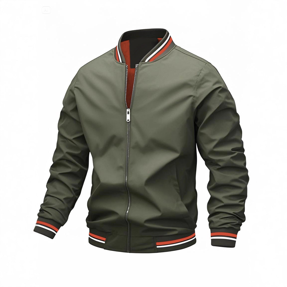 Lightweight Striped Windproof Jacket