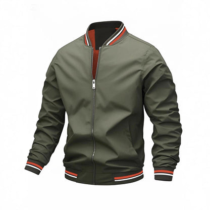 Lightweight Striped Windproof Jacket