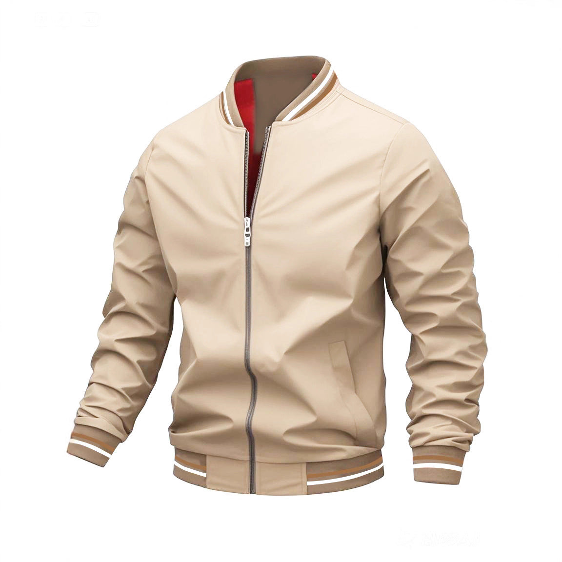 Lightweight Striped Windproof Jacket