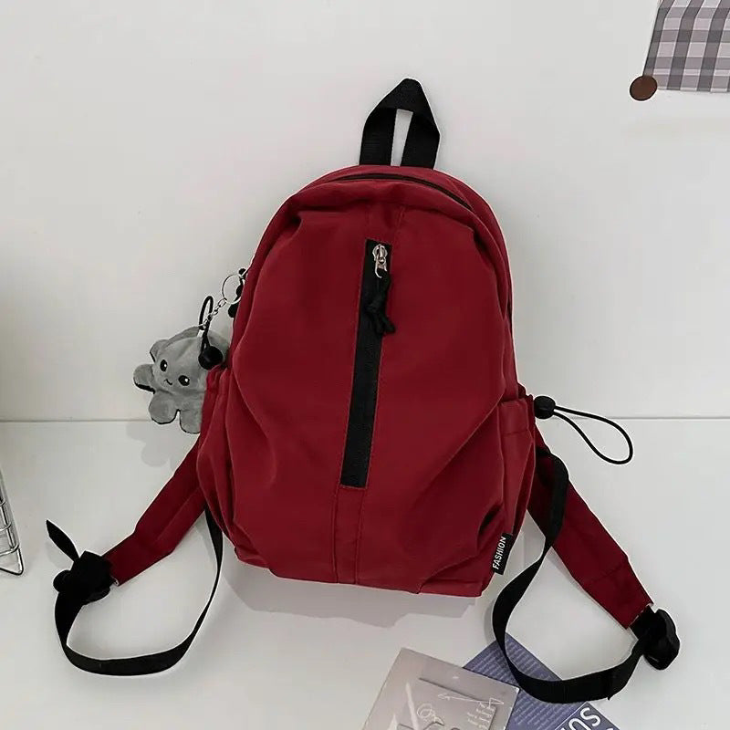 Lightweight Travel Backpack with Optional Octopus Pendant