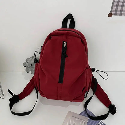 Lightweight Travel Backpack with Optional Octopus Pendant