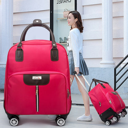 Lightweight Trolley Travel Bag with Waterproof Oxford Cloth