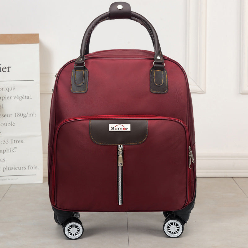 Lightweight Trolley Travel Bag with Waterproof Oxford Cloth