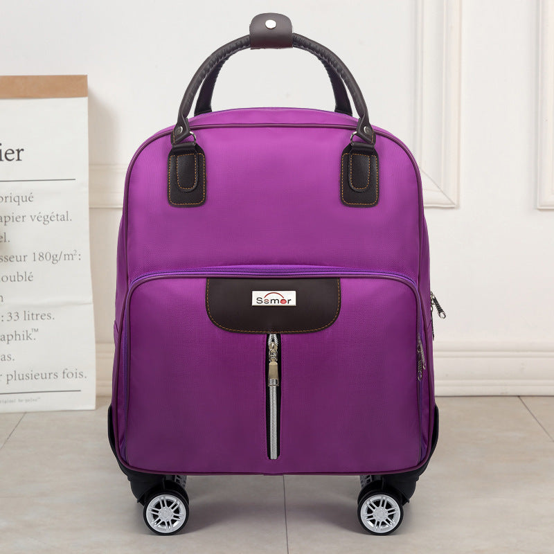 Lightweight Trolley Travel Bag with Waterproof Oxford Cloth