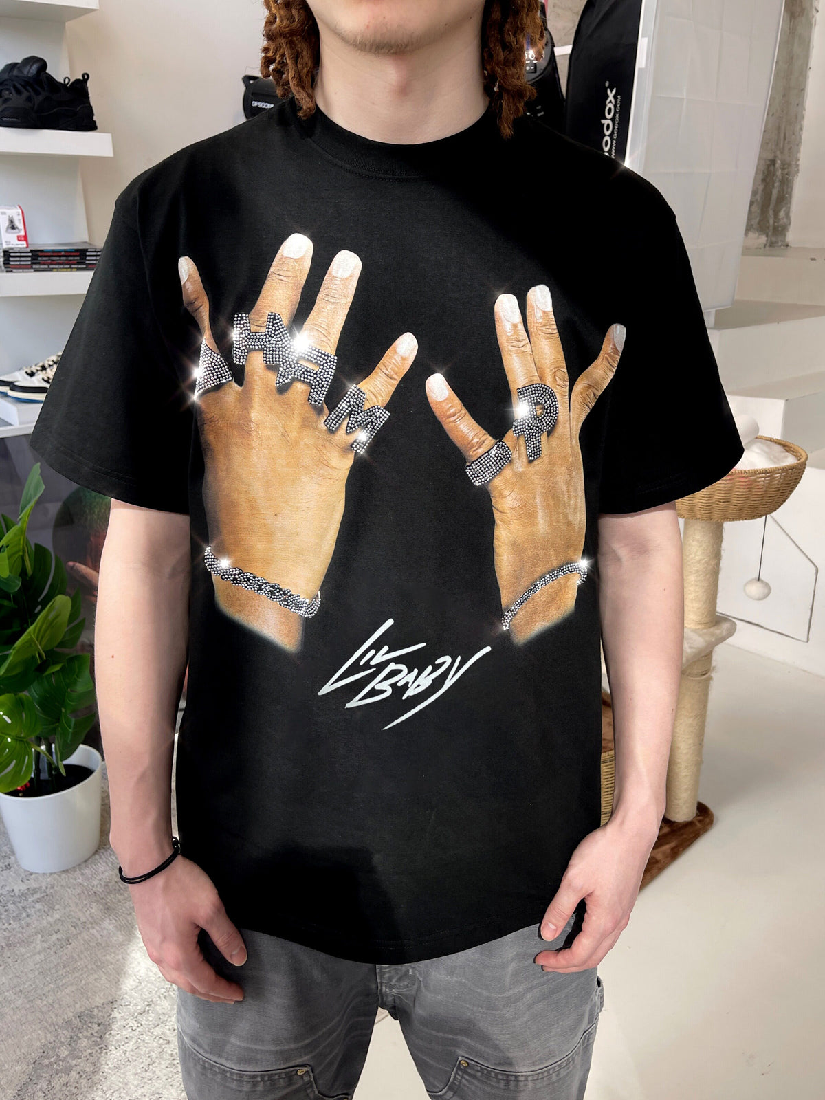 Lil Baby Rhinestone Vintage T-Shirt