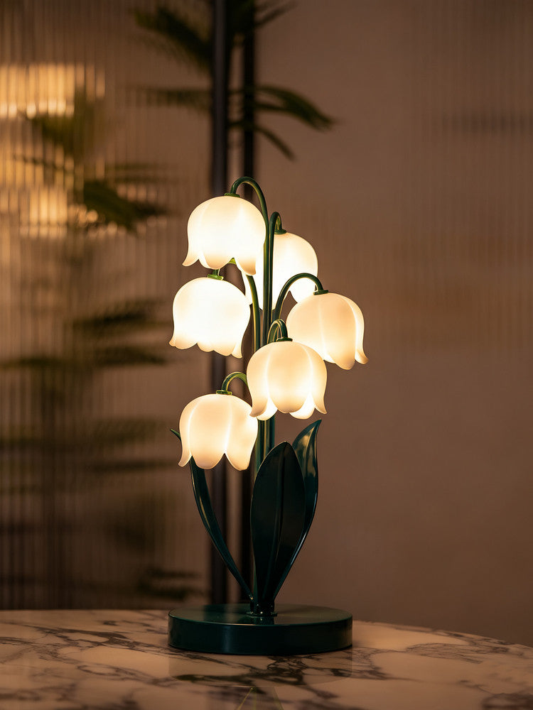 Lily of the Valley Table Lamp with Remote Dimming