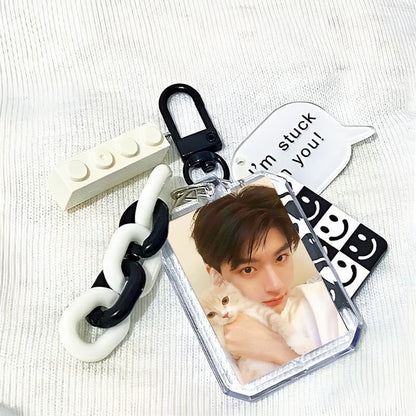 Lin Yi photo frame keychain