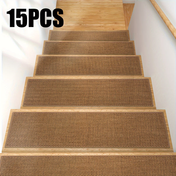 Linen anti-slip stair mat