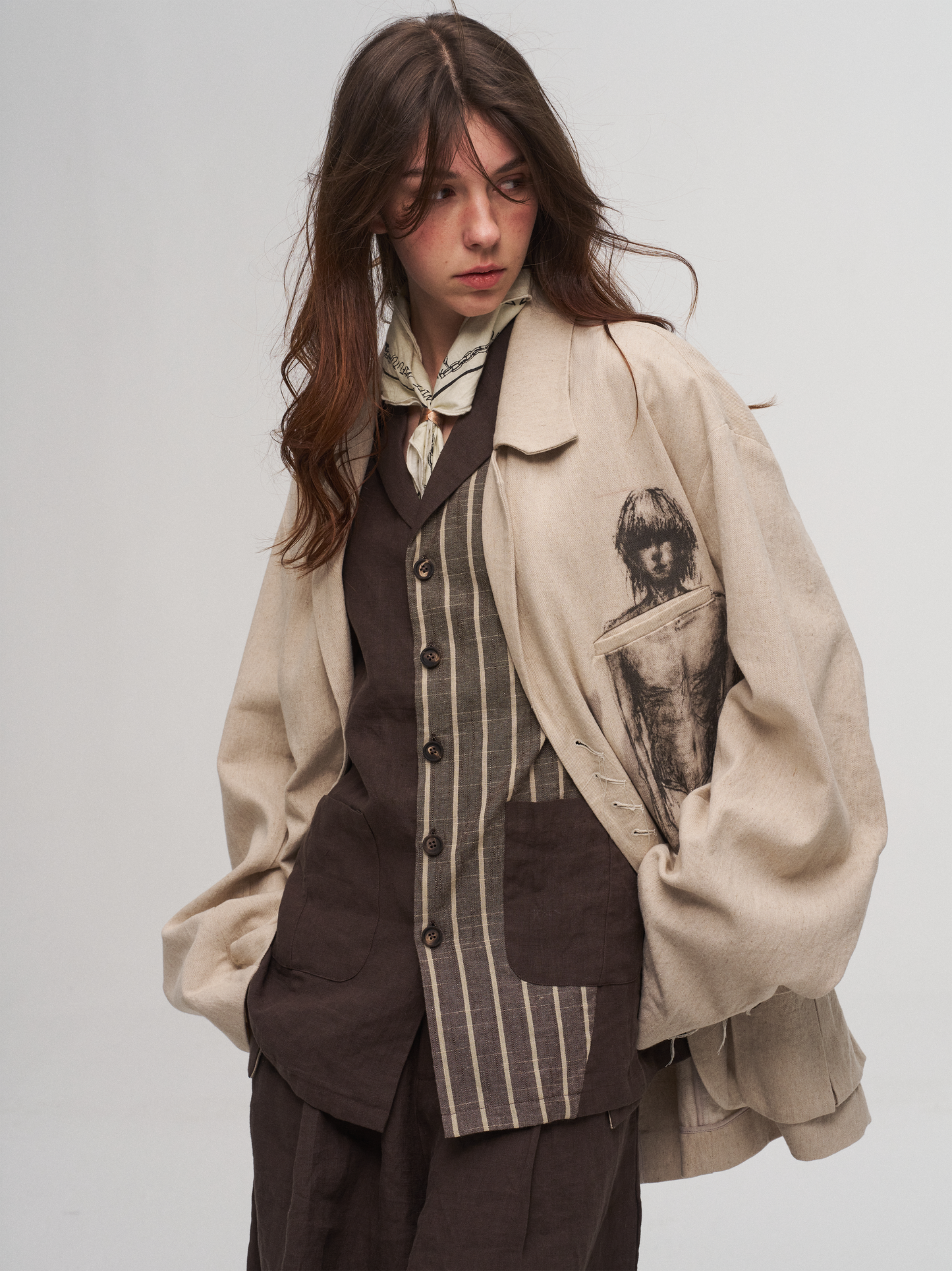 Linen Blend Blazer