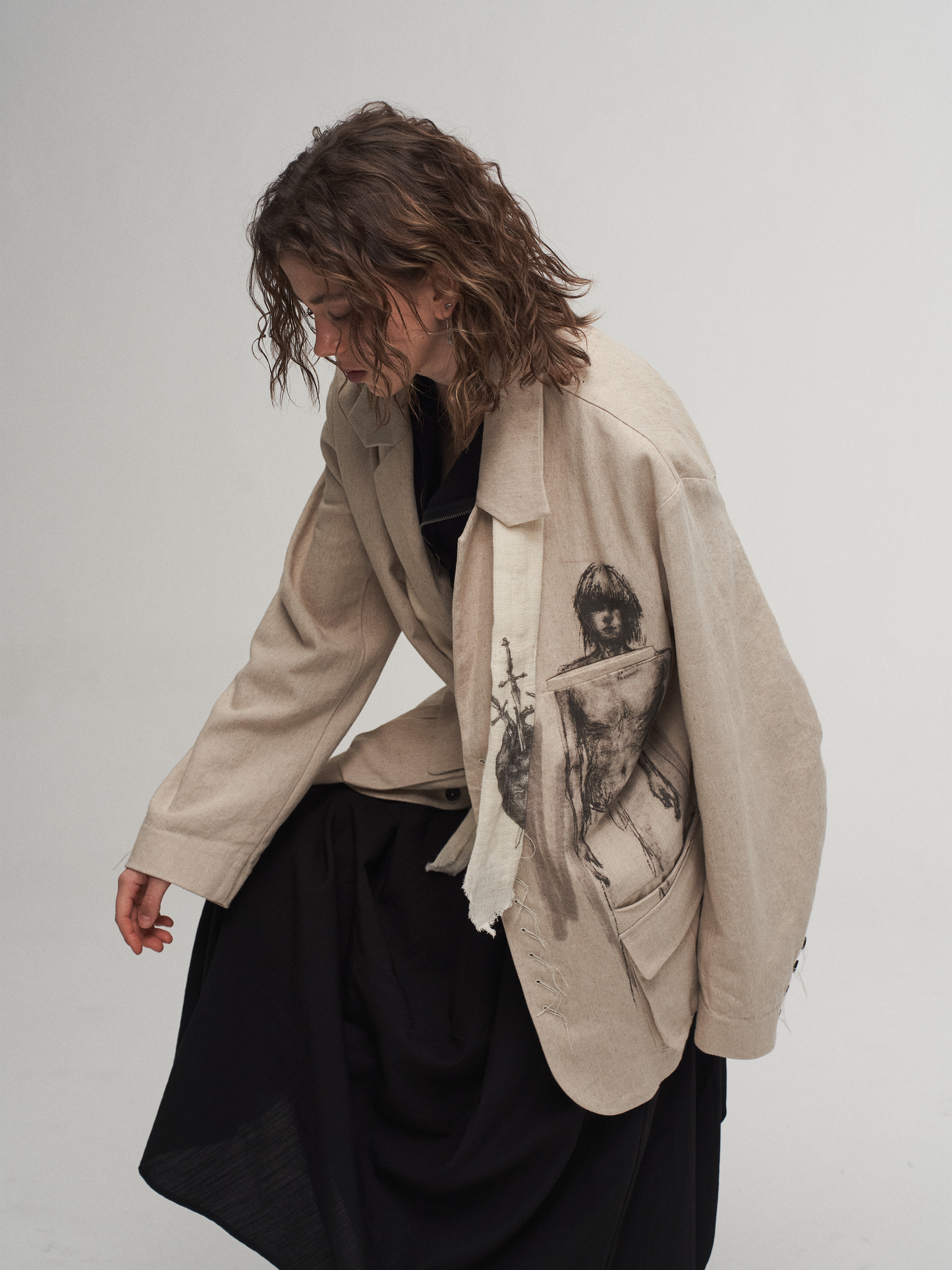 Linen Blend Blazer