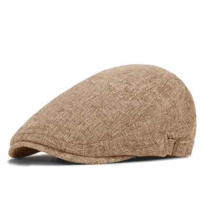 Linen breathable beret