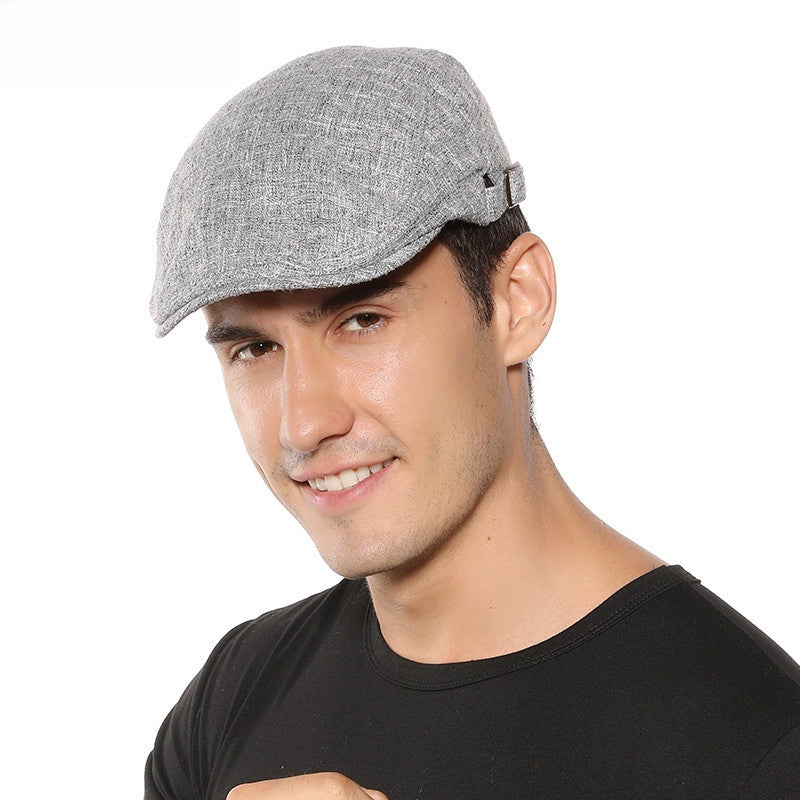 Linen breathable beret