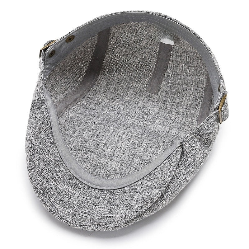 Linen breathable beret