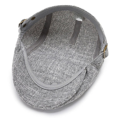 Linen breathable beret