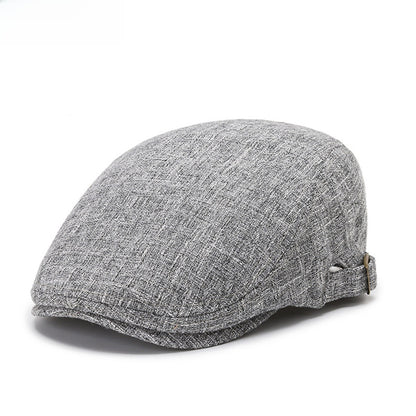 Linen breathable beret