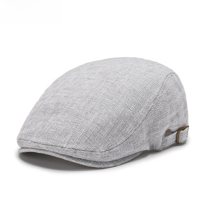 Linen breathable beret