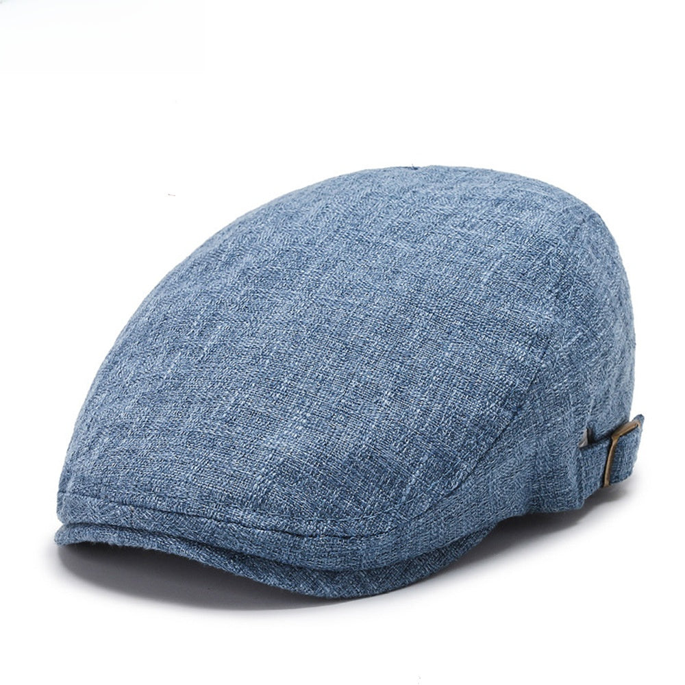 Linen breathable beret