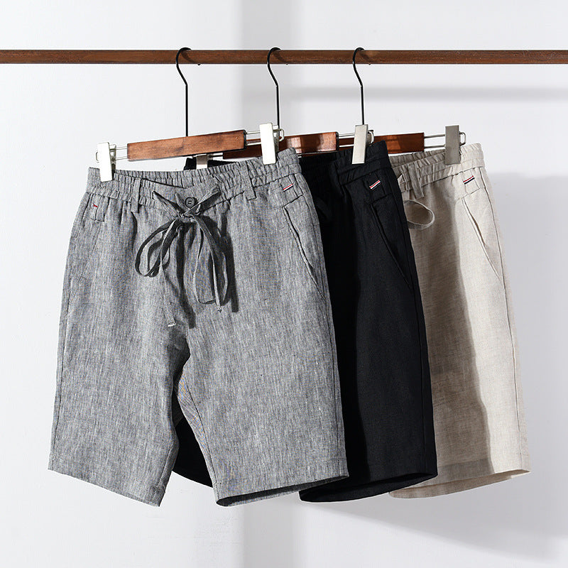 Linen breathable shorts
