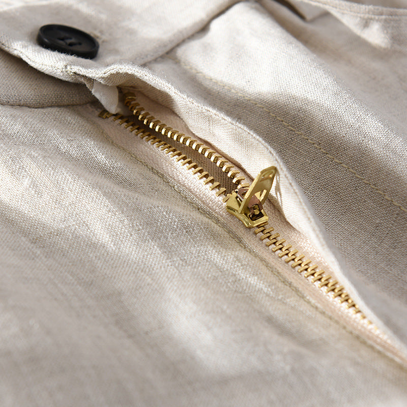 Linen breathable shorts