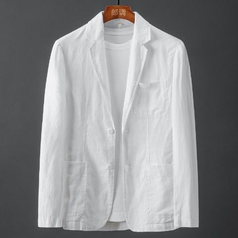 Linen business suit