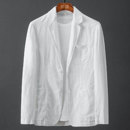 Linen business suit