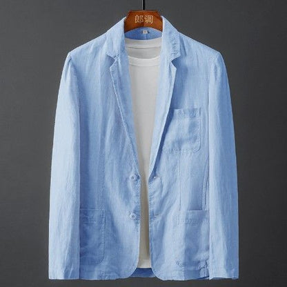 Linen business suit