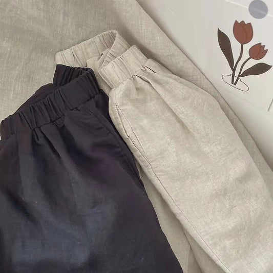 Linen Childrens Harem Pants