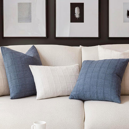 Linen Cotton Blend Decorative Pillow Cover