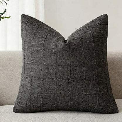 Linen Cotton Blend Decorative Pillow Cover