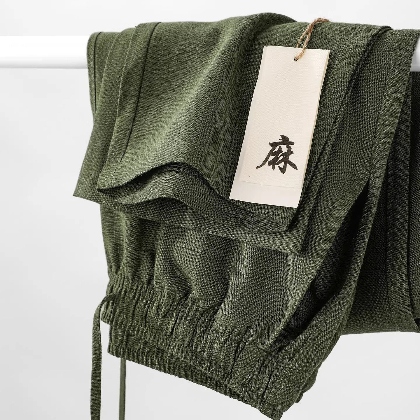 Linen Cotton Wide Leg Pants