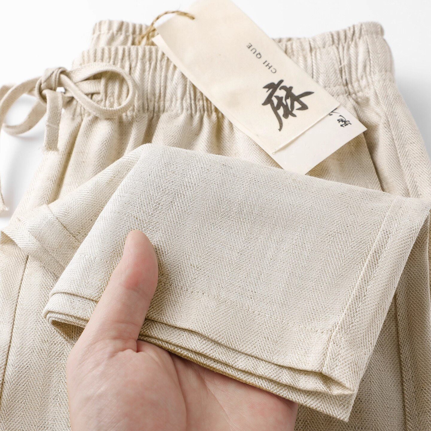 Linen Cotton Wide Leg Pants