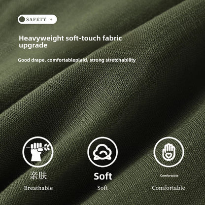 Linen Cotton Wide Leg Pants