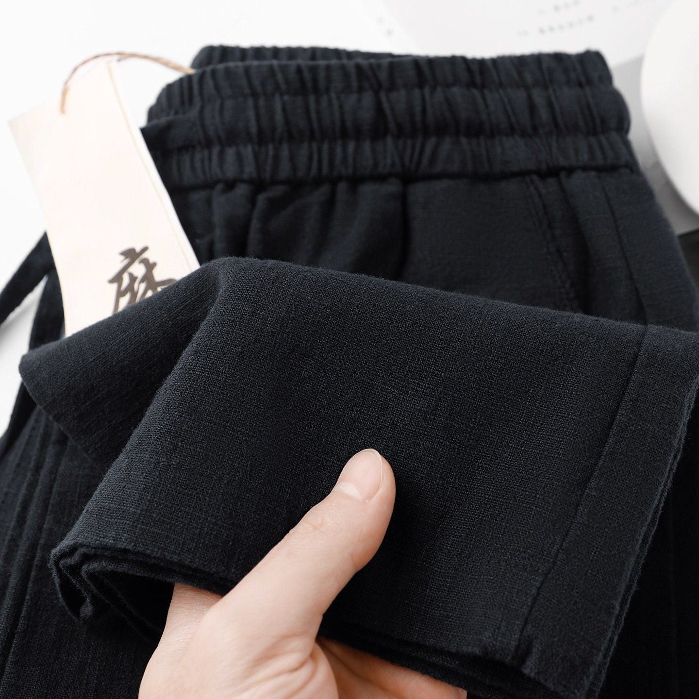 Linen Cotton Wide Leg Pants
