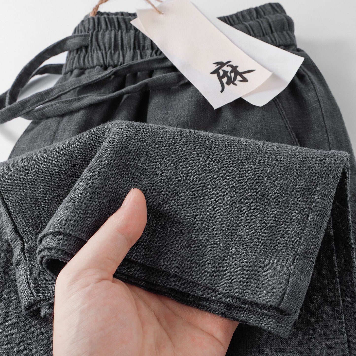 Linen Cotton Wide Leg Pants