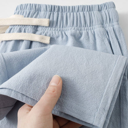 Linen Cotton Wide Leg Pants