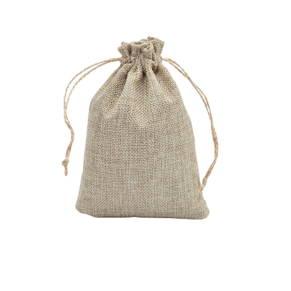 Linen Drawstring Storage Bag