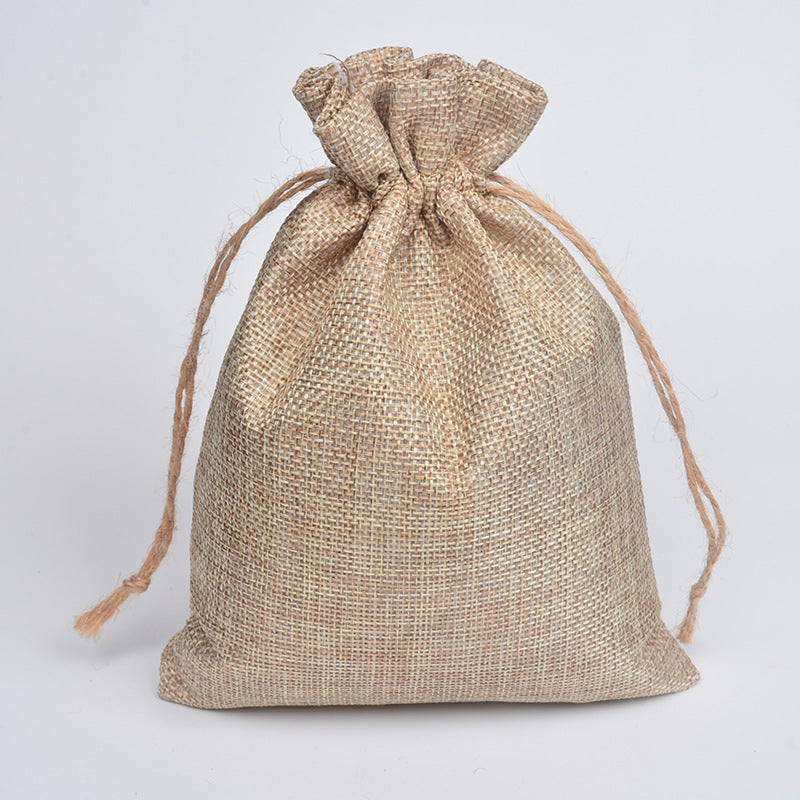 Linen Drawstring Storage Bag