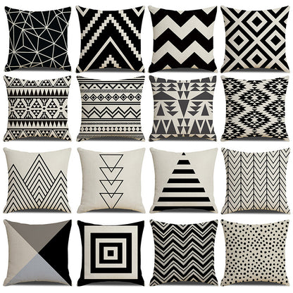 Linen Pillow Cover with Digital Print